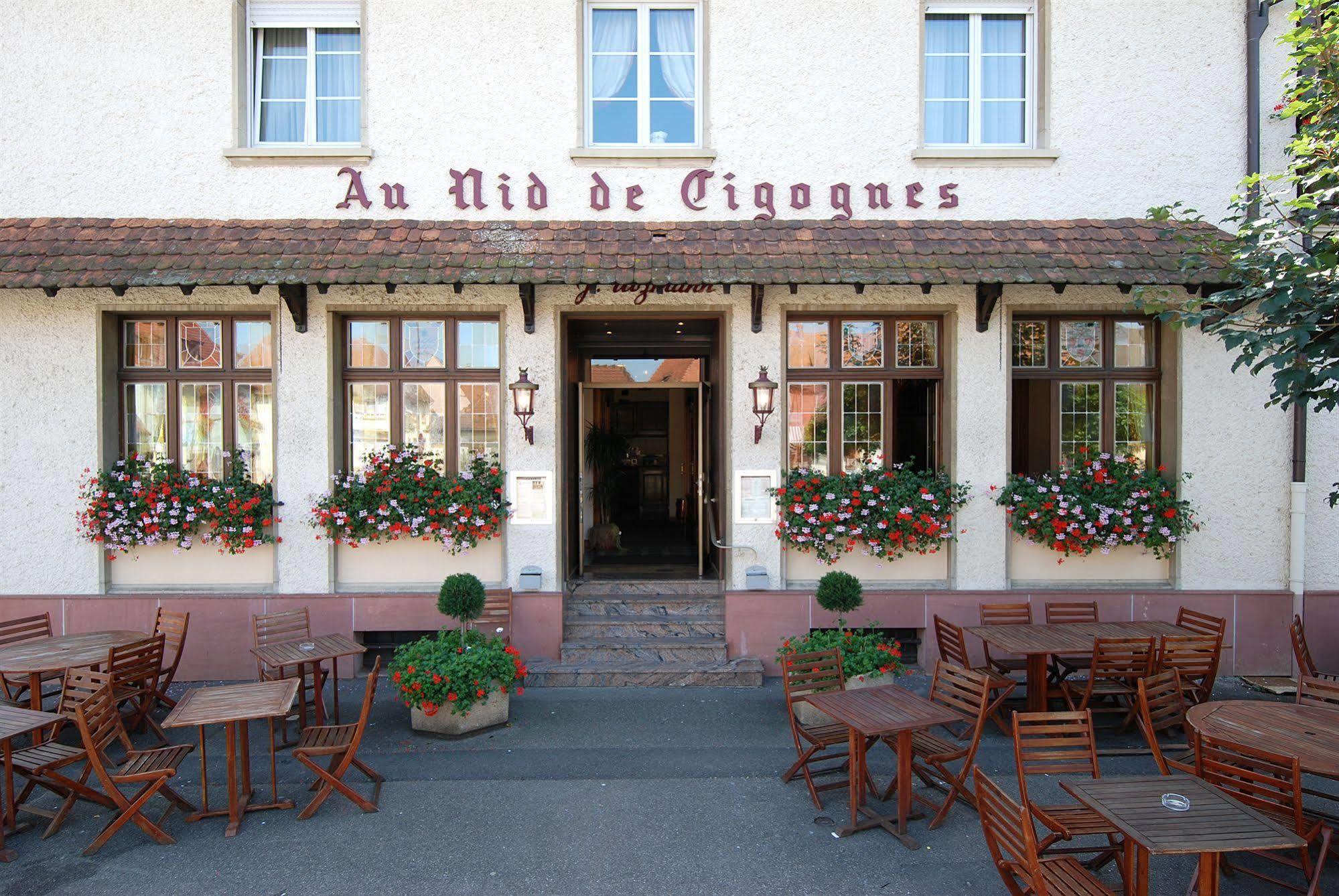 Hotel Au Nid De Cigognes Остхайм Экстерьер фото